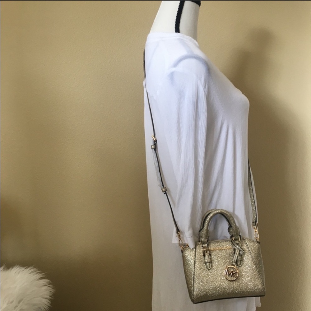 Bundle Michael Kors glitter mini Xbody & ID card - Picture 13 of 13